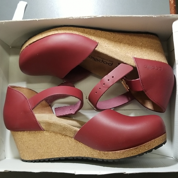 Birkenstock Shoes Nwt Birkenstock Papillio Mary Jane Wine Red